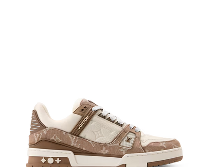 Men's Louis Vuitton Trainer Brown Sneakers