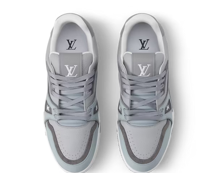Men's Louis Vuitton Trainer Gray Sneakers