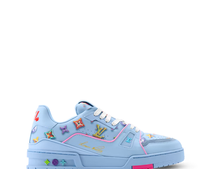 Men's Louis Vuitton Trainer Blue Sneakers