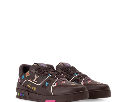 Men's Louis Vuitton Trainer Marron Sneakers