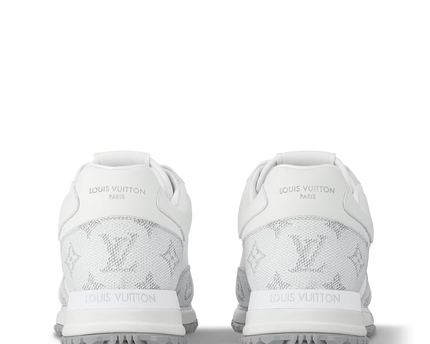Men's Louis Vuitton Run Away White Denim Sneakers