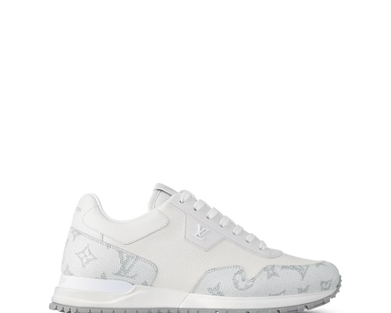Men's Louis Vuitton Run Away White Denim Sneakers