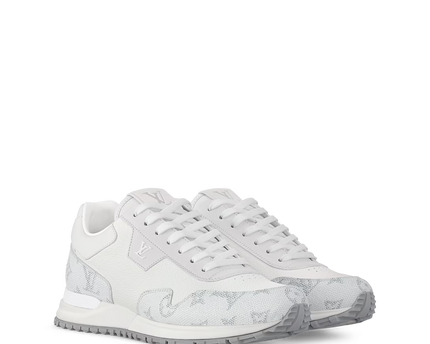Men's Louis Vuitton Run Away White Denim Sneakers