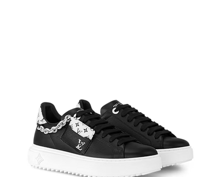 Men's Louis Vuitton Time Out Black Sneakers