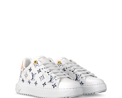 Men's Louis Vuitton Time Out Blue Sneakers