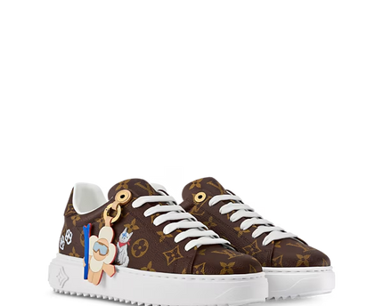 Men's Louis Vuitton Time Out Brown Sneakers