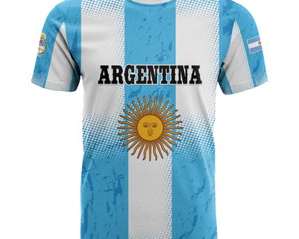Custom Argentina Football T Shirt