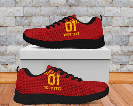 Custom Spain Football Sneakers Go La Rojita
