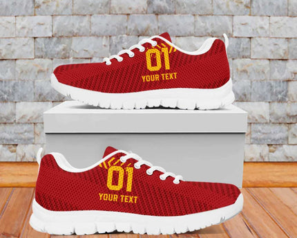 Custom Spain Football Sneakers Go La Rojita