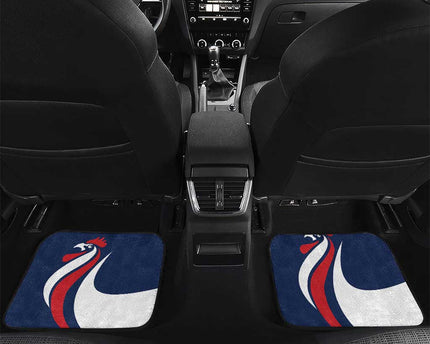 France 2024 Bonjour Car Mats Eiffel Tower Gallic Rooster