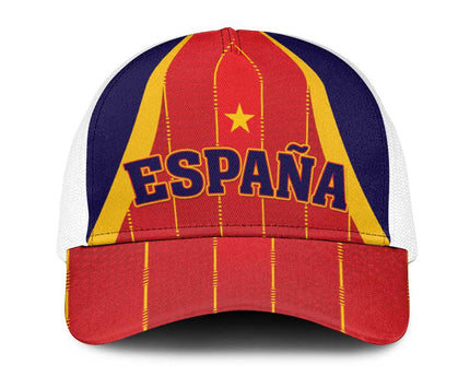 Spain 2026 World Football Baseball Net Cap Vamos Espana