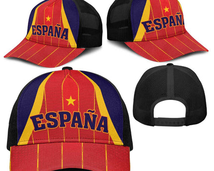 Spain 2026 World Football Baseball Net Cap Vamos Espana