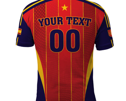Custom Spain 2026 World Football Polo Shirt Vamos Espana