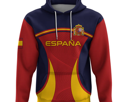Spain Football Hoodie La Roja 2024 Sporty Style