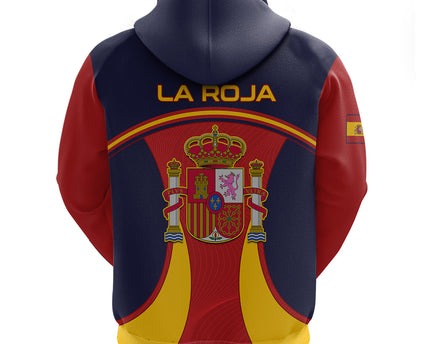 Spain Football Hoodie La Roja 2024 Sporty Style