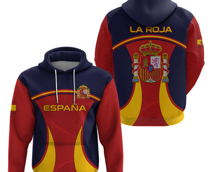 Spain Football Hoodie La Roja 2024 Sporty Style