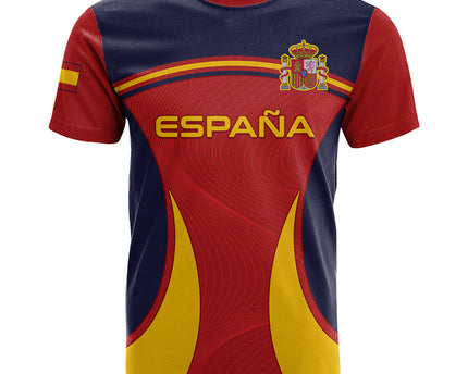 Spain Football T Shirt La Roja 2024 Sporty Style
