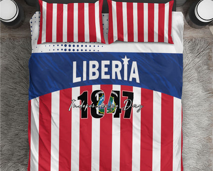 Liberia 1847 Bedding Set Happy Independence Day