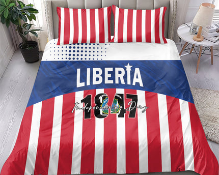 Liberia 1847 Bedding Set Happy Independence Day