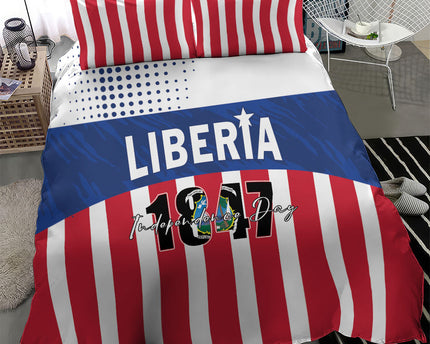 Liberia 1847 Bedding Set Happy Independence Day