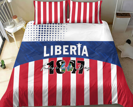 Liberia 1847 Bedding Set Happy Independence Day