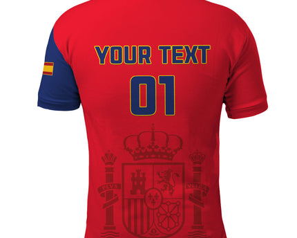 Custom Spain 2024 Football Polo Shirt La Roja Go Champions