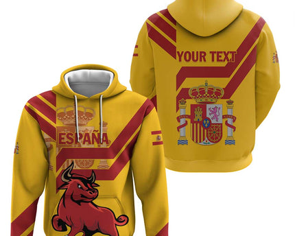 Personalized Spain Hoodie Spanish Fighting Bull