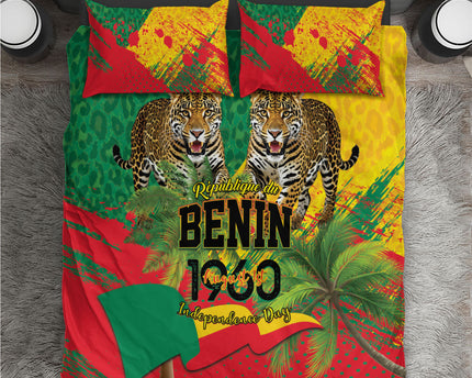 Benin August 1st 1960 Bedding Set Happy Independence Day