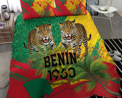Benin August 1st 1960 Bedding Set Happy Independence Day