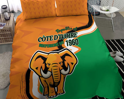 Ivory Coast August 7th 1960 Bedding Set Happy Independence Day