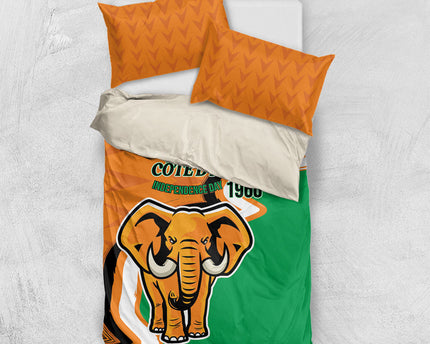 Ivory Coast August 7th 1960 Bedding Set Happy Independence Day
