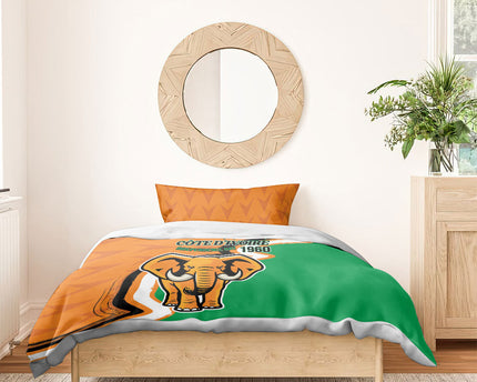 Ivory Coast August 7th 1960 Bedding Set Happy Independence Day