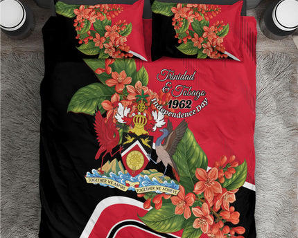 Trinidad and Tobago 1962 Bedding Set Happy Independence Day