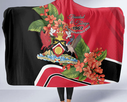 Trinidad and Tobago 1962 Hooded Blanket Happy Independence Day