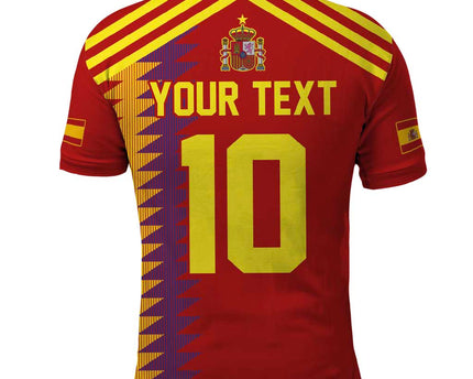 Custom Spain Football 2024 Road To The Champion Polo Shirt Vamos a Espana