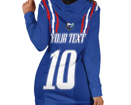 France Football 2024 Go Champion Hoodie Dress