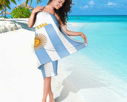 Argentina Football Sarong Albiceleste Unique Style