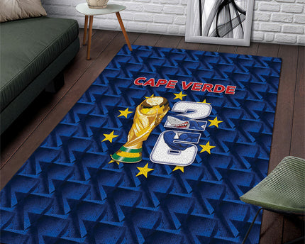 Cabo Verde Football 2026 Area Rug Road To Glory