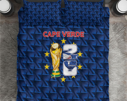 Cabo Verde Football 2026 Bedding Set Road To Glory
