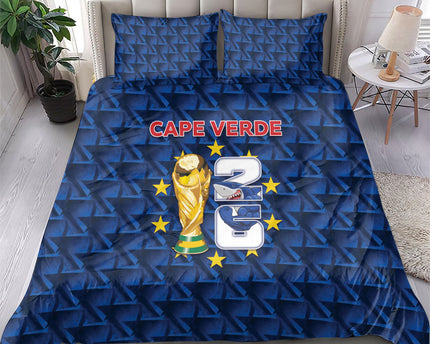 Cabo Verde Football 2026 Bedding Set Road To Glory