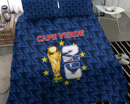 Cabo Verde Football 2026 Bedding Set Road To Glory