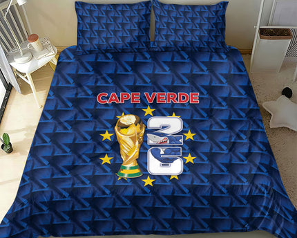 Cabo Verde Football 2026 Bedding Set Road To Glory