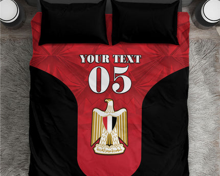 Custom Egypt Football 2026 Bedding Set Go Pharaohs Special Style