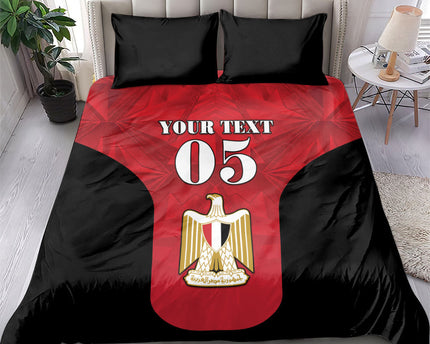 Custom Egypt Football 2026 Bedding Set Go Pharaohs Special Style