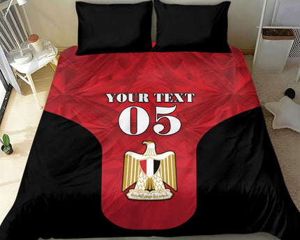 Custom Egypt Football 2026 Bedding Set Go Pharaohs Special Style
