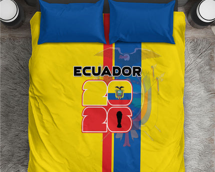 Ecuador Football 2026 Bedding Set South American Pride