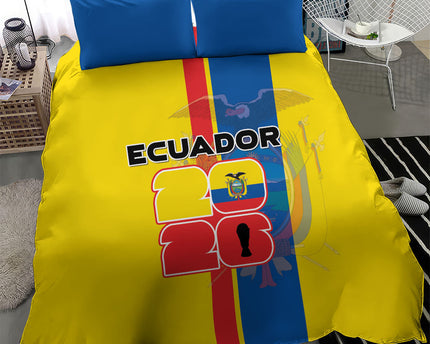Ecuador Football 2026 Bedding Set South American Pride