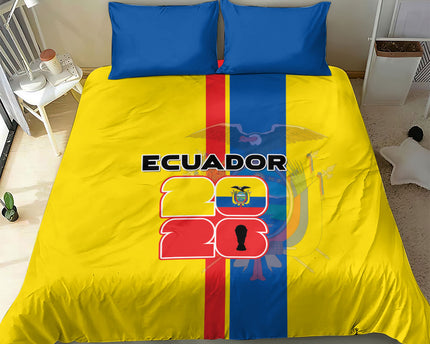 Ecuador Football 2026 Bedding Set South American Pride