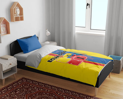 Ecuador Football 2026 Bedding Set South American Pride