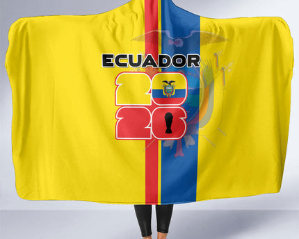 Ecuador Football 2026 Hooded Blanket South American Pride